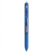 Inkjoy Gel Pen, Retractable, Micro 0.5 Mm, Blue Ink, Blue Barrel, Dozen | Bundle of 10 Dozen