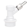 thumbnail image 6 of Nieyigj 4PCS Threaded Ball Lock Keg Fittings Plastic Connector Adapter Barb Assembly for Beer Gas and Liquid Line (7.5x4.7x3.9 inches / 19x12x10 cm), 6 of 9