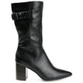 thumbnail image 3 of Journee Collection Womens Wilo Tru Comfort Foam Wide Calf Stacked Heel Mid Calf Boots, 3 of 8