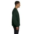 thumbnail image 2 of Champion Mens Double Dry Eco Fleece Crew, L, Dark Green, 2 of 3