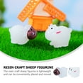 thumbnail image 3 of 20pcs Glow in the Dark Mini Sheep Figurines, Resin Animal Statues for Miniature Garden Decor and Collectibles, 3 of 6