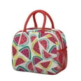 thumbnail image 1 of Watermelon Pattern Insulated Cooler Backpack Leakproof Lunch Bag with Cute Sunshine and Geometric Design for Outdoor Adventures, 1 of 6