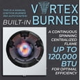 thumbnail image 3 of Estufa de propano para exteriores Concord Professional Vortex Burner, 3 of 7