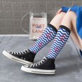 thumbnail image 5 of Naloa Nautical Anchors Thigh High Socks Extra Long Stretchy Sock Women Over Knee High Opaque Stocking Daily Wear, 5 of 6