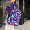 thumbnail image 5 of Girls Backpack 3PCS Color Block Backpack with Lunch Box Pencil Case Shcool Backpack for Kids Girls Gifts, 5 of 5