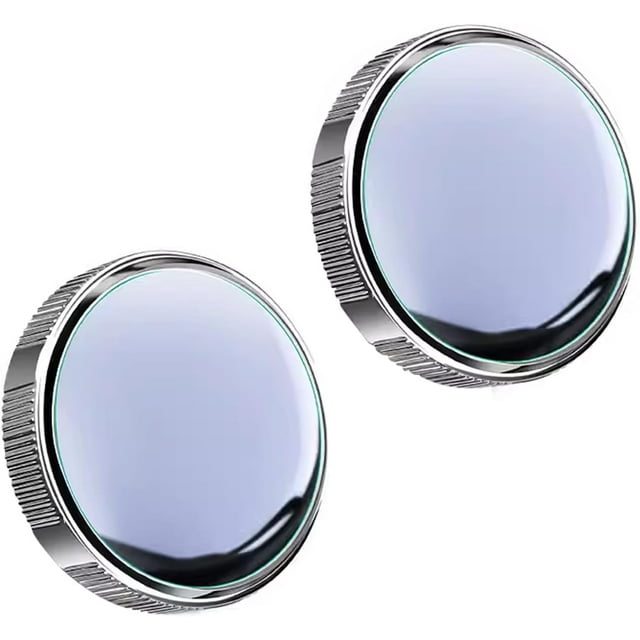HUGFEGWE Blind Spot Rearview Mirror Blind Spot Mirror Suction Cup Type Adhesive-Free Easy Installation 2 Colors Optional,Silver CJB91-54663