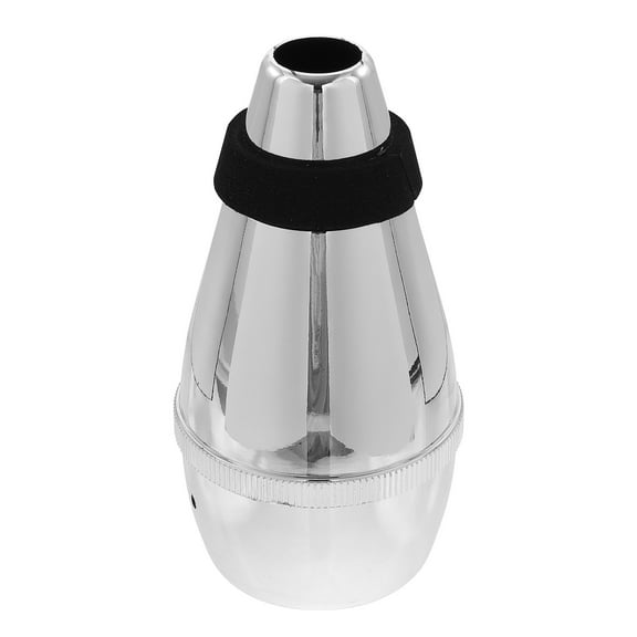 Clarinet Trumpet Mute Trumpet Practice Mute 13X7X7CM Silver