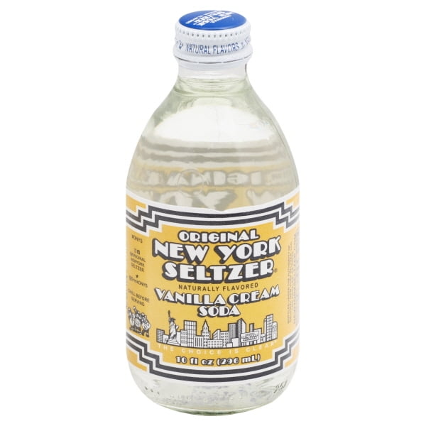 Original New York Seltzer Vanilla Cream Soda, 10 Fl. Oz., 4 Count