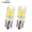 white, variant on Ruiandsion E17 Vintage Filament LED Bulb, Warm White 4300K 400LM, 110-130V, Perfect for Cafe, Boutique Display Case,2-Pack