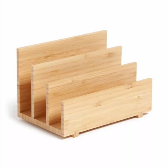 Bamboo Desktop Letter Sorter, Compact Size