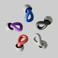 thumbnail image 2 of HUAK 2sets Super Soft Recomable Ear Plugs Hearing Protection for Sleep, Work- 6 Ear Tips in S/M/L for Noise Reduction, 2 of 6