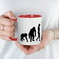thumbnail image 5 of CafePress - Evolution Of Football - 11 oz Ceramic Mug - Novelty Coffee Tea Cup, 5 of 6