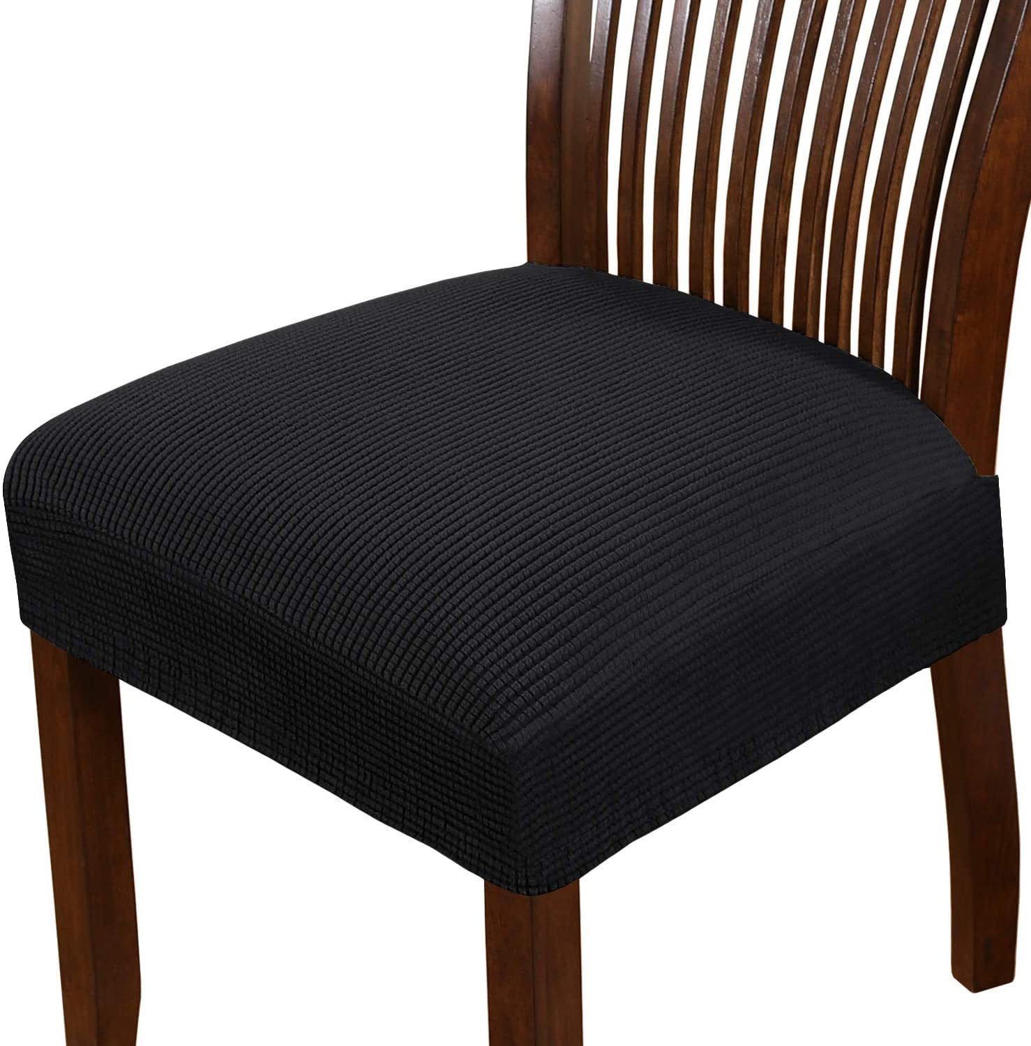 Details about   Stretch Chair Seat Covers Removable Elastic Dining Chair Seat Cushion Slipcover 