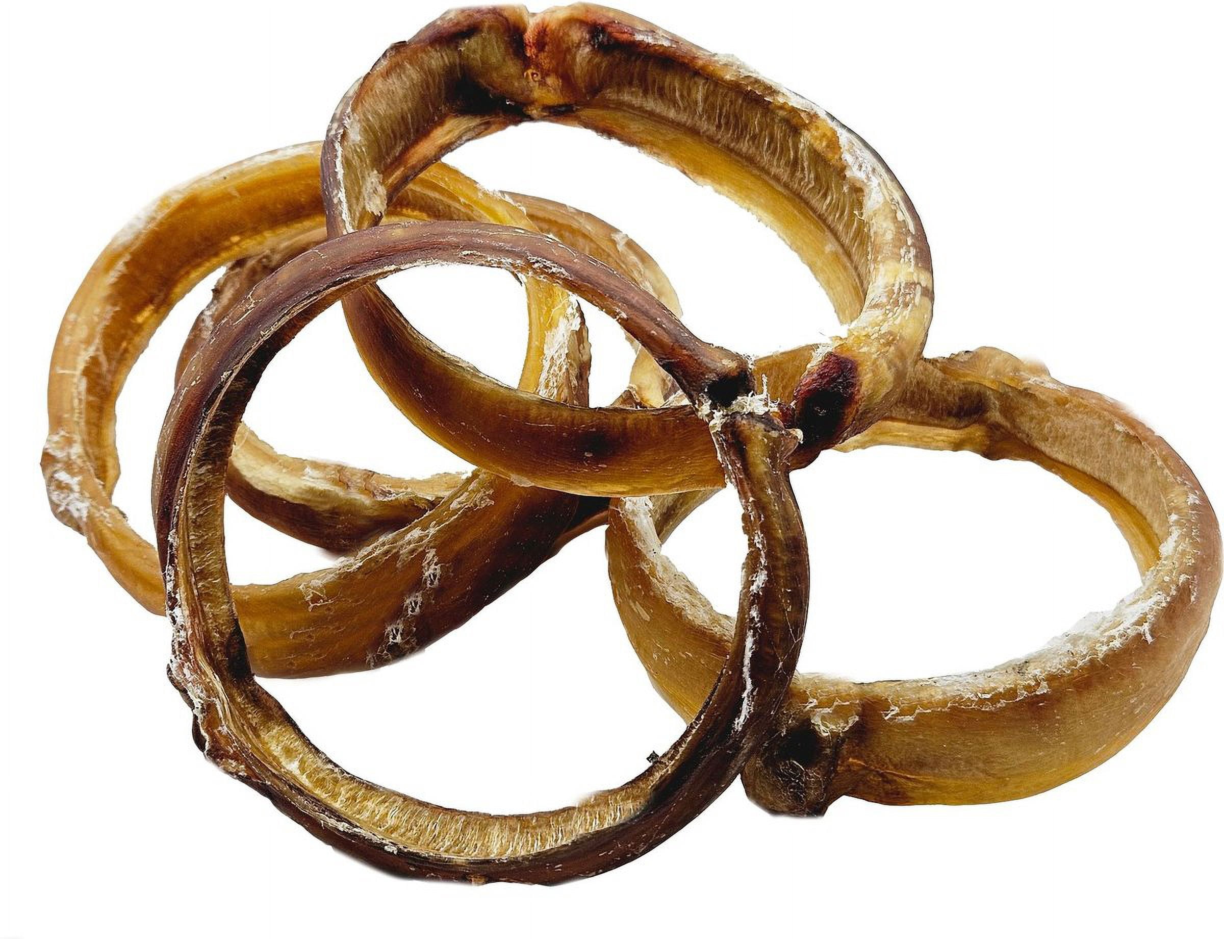 Large Beef Bully Rings Dog Treats, 5 count