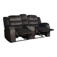 thumbnail image 4 of New Classic Furniture Willow 3-Piece Wood & Fabric Living Room Set in Brown, 4 of 9