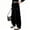 Black, variant on Gunia Sweatpants For Little Girls Joggers Boys Casual Sweatpants Loose Fit Wide Leg Pants For Autumn Daily Wear Comfortable Street Style Tween Kids Athletic Pants Black 5-6 Years