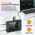 thumbnail image 3 of 2.8 Inch VNA-H Vector Network Antenna Analyzer 10KHz-1.5GHz MF HF VHF UHF With SD Card Slot V3.6 Version Spectrum Analyzer, 3 of 5