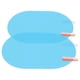 thumbnail image 1 of Espejo retrovisor Coche Espejo retrovisor Lluvia Película protectora Anti niebla Pegatina a prueba de lluvia 100x145mm Oval Azul, 1 of 5