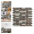 thumbnail image 3 of 3D autoadhesivo de pared Backsplash impermeable G Zulema fondo pegatinas, 3 of 8