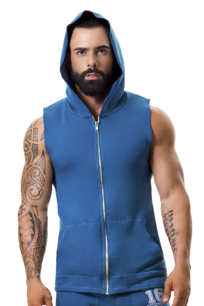 warriors sleeveless hoodie