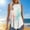 02 White, variant on YueHuiYing Women's Polka Dot Sleeveless Tank Top - Loose Fit Light Blue Round Neck Straight Cut Available in Multiple Colors Summer Casual Versatile Top