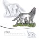 thumbnail image 2 of Molde de fundición de lobo 3D, molde de silicona de lobo, molde de resina epoxi, adorno de lobo, molde DIY, molde Flexible, 2 of 5