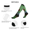 thumbnail image 5 of Lsque Red-Eyed Tree Frog-1 Pattern Sport Compression Socks for Men & Women 15-20 mmHg Knee High Nurse Pregnant Running Medical and Travel Athletic, 5 of 6