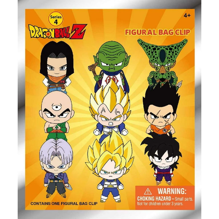 3D Figural Foam Bag Clip DBZ Anime Toys, Keychain Collection