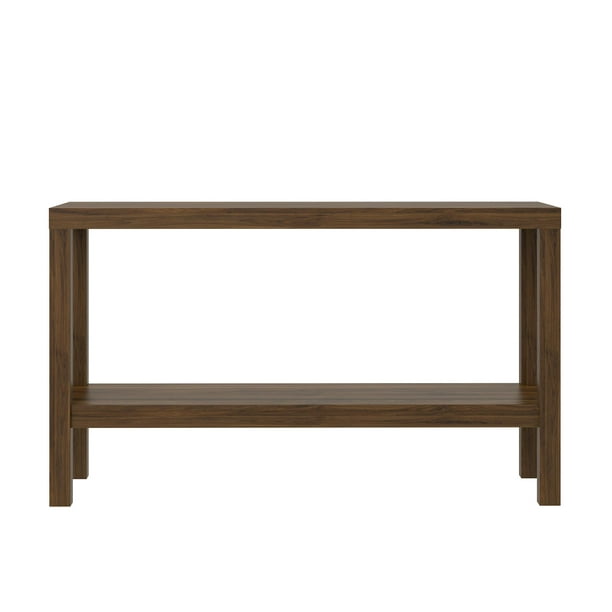Mainstays Parsons Console Table Canyon, Mainstays Sumpter Park Console Table Canyon Walnut