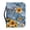 Sky Blue, variant on LIERTOUR PU Leather Book Cover with Personalized Pattern and Zipper Heavy Duty Travel Protective Journal Sleeve for Adults Light Blue XL