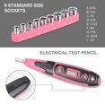thumbnail image 4 of DNA MOTORING Pink 46 PCs Home Tool Set Electonic Repair Precision Screwdriver Voltage Tester Hammer Plier DIY Kit (TOOLS-00014), 4 of 6