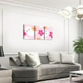 thumbnail image 3 of Hieng Cartoon Cute Ghost Canvas Wall Art for Kids Living Room Bedroom,Floral Ghost Pink Posters Picture Wall Painting Home Decor Halloween Bathroom Office Wall Decor Artwork Posters, 3 of 6