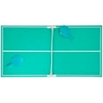 thumbnail image 2 of California Sun Floating Table Tennis Game - Swimming Pool Ping Pong w/Paddles (Teal), 2 of 7
