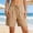 *Khaki, variant on ClodeEU Women's Cotton Linen Drawstring Shorts, High Waist Wide Leg Summer Shorts, Loose Casual Beach Pants with Pockets Khaki,Women's Plus L