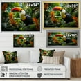 thumbnail image 4 of Designart "Toco Toucan South America Jungle Euphony II" Animals Floater Framed Canvas Art Print, 4 of 7