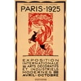 thumbnail image 2 of Bonfils, Robert 22x32 Gold Ornate Wood Framed with Double Matting Museum Art Print Titled - Paris-1925, 2 of 4