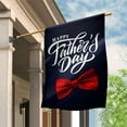 thumbnail image 5 of Happy Father''s Day Red spotted Bow Tie Decoration House Flag Outdoor Yard Flag 28" x 40", 5 of 6