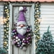 thumbnail image 3 of Adornos navideños, cubierta de puerta navideña de 35 x 71 pulgadas - Patrón de Papá Noel - Decoración de puerta para el día de Navidad - Decoración para fiestas de festivales Cubierta de puerta de pol, 3 of 4