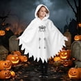 thumbnail image 5 of Girls Hooded Jumpsuits Long Sleeve Graphic Bluses Halloween Theme Dress Up Party Stylish Performance Tops for Girls, 5 of 8
