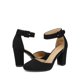 thumbnail image 3 of Zapatos DREAM PAIRS Angela Negros de Nubuck con Tacones Gruesos de 8.5 cm, 3 of 8