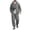 Dark Gray, variant on BRANROY Men's Summer Outfits UPF 50+ - Ice Silk Two Piece Set with Long Pants and Hoodie, Lightweight UV Jacket, Track Suit for Men, No Crossbody Bag Included,Purple,M