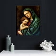 thumbnail image 4 of HENGT Saint Mary Oil Painting Canvas Print Wall Decor Mother of Jesus Christ Virgin Mary Madonna Religious Kitchen Living Room Bedroom Home Decor Christian Gift Home Decor 16x20in, 4 of 4