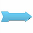 thumbnail image 2 of SignMission P-ARROW12-999774 12 x 36 Po Grand Signe de Flèche Bleu Clair, 2 of 4