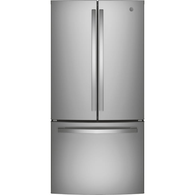 GE 18.6 Cu. Ft. Counter-Depth French-Door Refrigerator Fingerprint Resistant Stainless Steel - GWE19JYLFS
