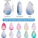 thumbnail image 4 of Cuentas en forma de lágrima, 200 unidades, 10 colores, cuentas de vidrio transparentes sueltas, dijes coloridos, colgantes, 4 of 7