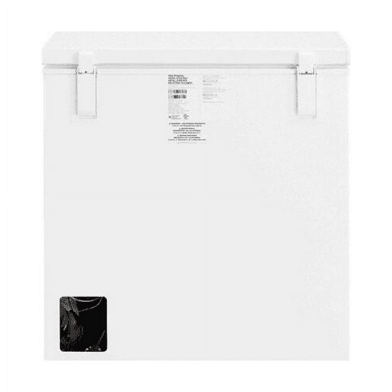 Frigidaire FCCS071FW 7.2 Cu. Ft. Commercial Chest Freezer with 1 Wire  Basket, Thermometer & MaxFreeze Switch with LED Light