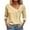 Yellow, variant on tklpehg Fall Clothes for Women 2025 V-Neck Button Tops Leisure Comfortable Womens Clothes Going Out Tops Long Sleeve Tops Solid Color Fall Clothes Blouses Pullover White S