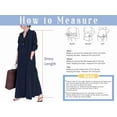 thumbnail image 6 of sicmoss Women's Green Long Sleeve Button Up Maxi Shirt Dress Loose Fit with Pockets, 6 of 7