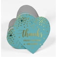 thumbnail image 3 of Inkdotpot Pack Of 50 Thanks From The New Wedding Favor Paper Tags Craft Real Gold Foil Hang Tags, 3 of 6