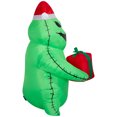 thumbnail image 4 of Oogie Boogie de Noël gonflable avec lumière, chapeau de Noël et cadeau Disney, 43,307 po x 40,9449 po x 59,8424 po x 3,1973 lb, 4 of 6